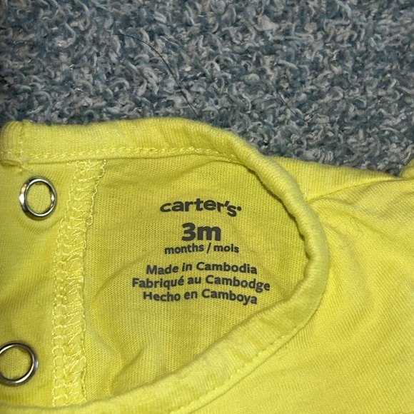 Two Infant Girl’s Summer Onesies Size 3 Month - Picture 3 of 4